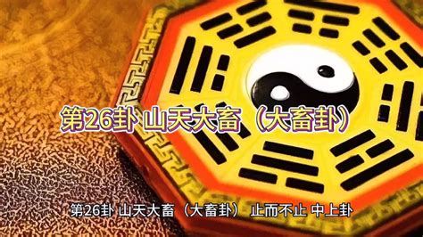 山天大畜财运|周易第26卦